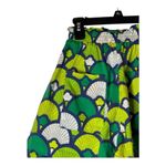Autumn Adeigbo Shorts Women 2 Green Scalloped Fan Print High Waist Debbie Shorts Photo 6