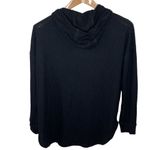Chaser black waffle knit circle knit thermal lounge hoodie size S Photo 2