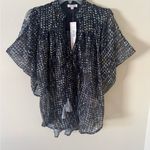 Badgley Mischka  NWT printed blouse in size XS Photo 2
