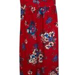 Anthropologie  BAND OF GYPSIES Dress Womens Sz S Red Floral Maxi Bustier Corset Photo 3