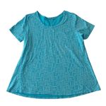 Fresh Produce  Aqua Geometric Print Tunic Top Photo 0