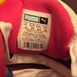 Puma  California Women's‎ Sneaker Size 8.5 White Pink Orange Leather Photo 6