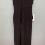 Dress the Population Sam Ruched Jumpsuit in Black M Photo 4