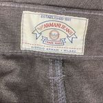 Giorgio Armani  Jeans Brown High Waist Straight Leg Jeans 34 Photo 5