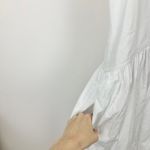 Madewell NEW Poplin Seamed Maxi Dress A Line Minimalist Cotton White US 0 Photo 9