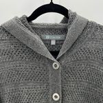 Title Nine  Women's Grey Alpaca Wool Hooded Button Cardigan Sweater Duster Sz XL Photo 2