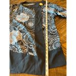 Dana Buchman 100% Silk Shift Wrap Floral Kimono Women Large Beach Resort Travel Light Cover Photo 5