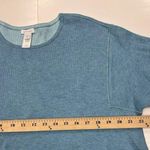 J.Jill  Reversible Long Sleeve Tunic Sweater XL Petite Asymmetric Shark Bite Hem Photo 7