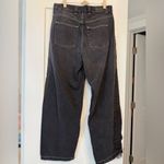 Motel Rocks Motel Skater Low Rise Jean In Vintage Black With White Top Stitch Photo 3