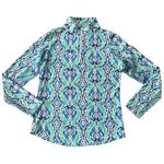 Ibkul Women's Leslie Long Sleeve Mock Neck Golf 1/4 Zip
XS Blue Photo 0