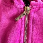 Kardashian Kollection  Velour Hoodie Womens Size M Pink KK‎ Sequined Zip Y2K 00s Photo 10