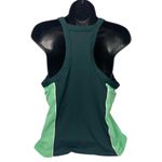 Lands' End  Tankini Top Womens‎ 14 Green White Sporty Chlorine Resistant Swimwear Photo 7