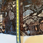 Glamorous  Silk Over Size Loose Fit Animal Snake Skin Print Blouse Medium 6 Photo 5