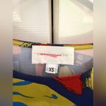 Anthropologie Corey Lynn Calter Rhea Blouse Bold Colorful Leaf Top Size XS Red Photo 4