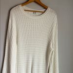Toteme Cable wool blend Knit Midi Dress Small White Photo 4