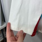 Athletic Works women’s white color stripe v-neck 3/4 sleeve active stretch shirt Photo 1