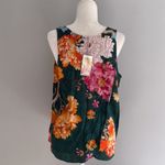 Johnny Was Roselyn 100% Silk Floral Print Tank Top M Photo 15