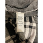 Women's BBJ Los Angeles Black & White Plaid Cardigan L Size L Photo 7