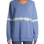 Time & Tru NWT  Women's Crewneck Tunic Tie Dye Long Sleeve Sweatshirt SZ Small Photo 0