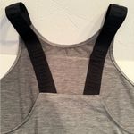 Nike  Shirt Womens Medium Gray Tank Top Dri Fit Shred Loose Fit Activewear Gym Photo 6