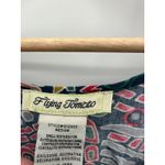 Flying Tomato Dress Women MEDIUM Multi-Color Printed Short Sleeve Tunic Mini Photo 5