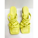 Circus by Sam Edelman Sam Edelman Sandals Womens Size 8 Square Toe Slide On Lime Green Photo 1