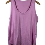 Lululemon Love Tank Women Size 12? Pink Purple VITP Racer Back Pima Cotton Yoga Photo 0