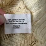 Anthropologie Guinevere  Butter Yellow Cream Cardigan Small Photo 6