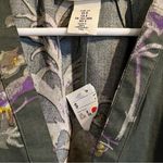 H&M  Floral Cap Sleeve Blouse Size‎ 8 NWT Olive Green Boho Chic Earthy Minimalist Photo 6