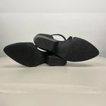 Eileen Fisher Black Poet Crisscross Strap Pointed Toe Stacked Heel Photo 8