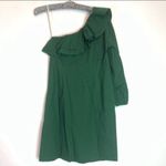 J.Crew NWT  merchantile one shoulder poplin dress Photo 4