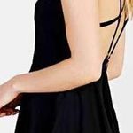 Urban Outfitters Black Skater Dress Crossed Back Photo 1