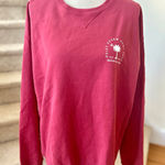 Hilton Head Nantucket Pink Red Long Sleeve Crewneck Sweatshirt Quiet Storm Surf Size L Photo 0