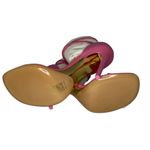 Burberry Bubblegum Pink Leather Heels EU 39 / US 9 Strappy Sandal Stiletto Pumps Photo 12