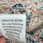 Ecowish Off Shoulder Romper Strapless Floral Print Striped Jumpsuit Med NWT Photo 9