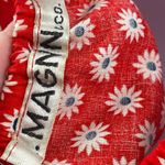 Anthropologie Vintage 60's 70's Floral Print Tie Waist Prairie Milkmaid Peasant Mini Dress Photo 6