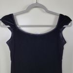 VTG Scott McClintock Petites Maxi Dress Velvet Size 4 Regent Goth Whimsigoth Black Photo 7