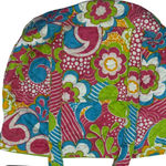 Buckhead Betties  Quilted Floral Tote Bag Pink Blue‎ Green Colorful 19.5"x16" Photo 0