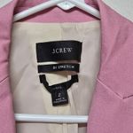 J.Crew Women Bi-Stretch PARKE Blazer One Button Long Sleeve Pink Sz 2 Photo 3