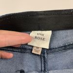 Knox Rose LONG Dark Wash Stretch Denim High Rise Pull On Flare Jeans M Photo 3