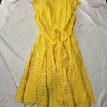 Alex Marie Eyelet Faux Wrap Dress Photo 4