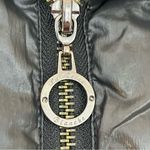 La Reine Blanche Black Quilted Down Longline Puffer Coat M Size M Photo 4