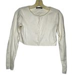 Brandy Melville Cropped Cotton Cardigan Sweater‎ Size undefined Photo 0