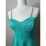 Vintage Tag 1080 Lace Y2K Babydoll Tank Top XL Green Romantic Fairy Coquette USA Photo 1