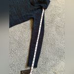 AB Studio  Cowl Neck Tunic Sweater Black Blue Size S NWT Cozy Classic Photo 1