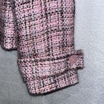 Sag Harbor VTG  Pink Tweed Blazer Women's 10 Petite Cropped Barbie Legally Blonde Photo 3