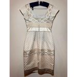 Marchesa Voyage Arabian Stars Align Sheath by size 4 Gold Photo 4