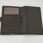 Rare Lauren Ralph Lauren Equestrian Brown Logo Leather Bifold Wallet Photo 4