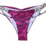 Unbranded Diamond Print Bikini Swimsuit Bottom Purple Photo 2