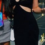 DNA Black Cut-Out Dress Photo 0